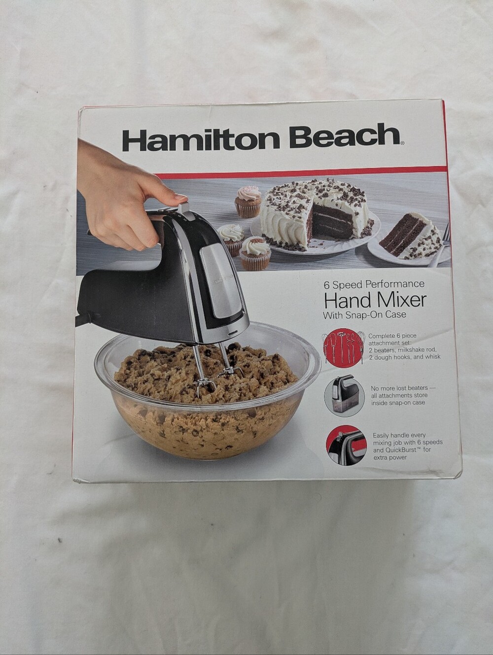 Hamilton Beach Performance 6 Speed Hand Mixer